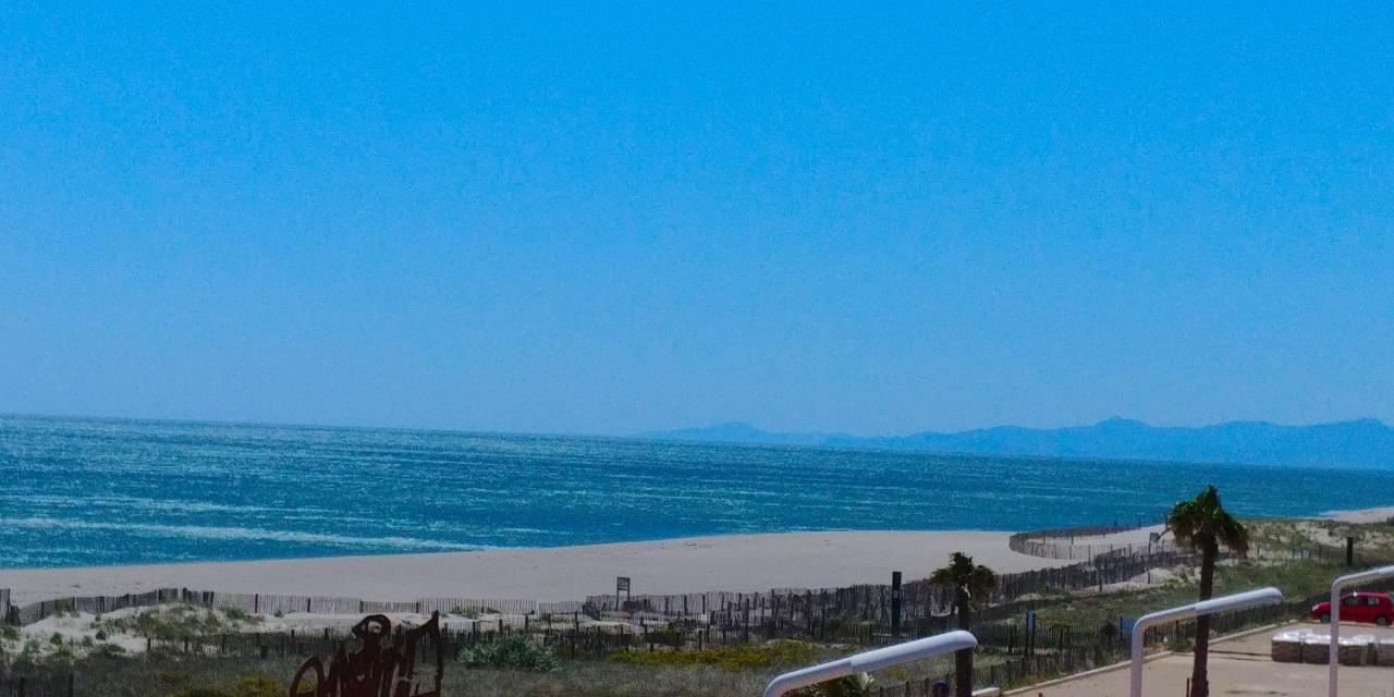 Vue Mer Panoramique Wifi Gratuit Le Barcares Bagian luar foto