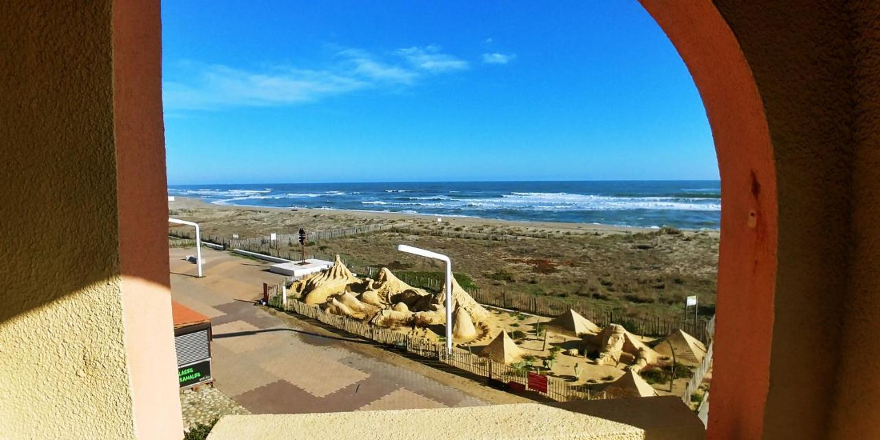 Vue Mer Panoramique Wifi Gratuit Le Barcares Bagian luar foto